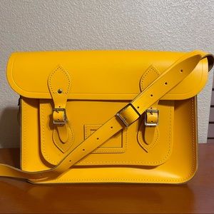 Cambridge Satchel Company yellow satchel - nice!